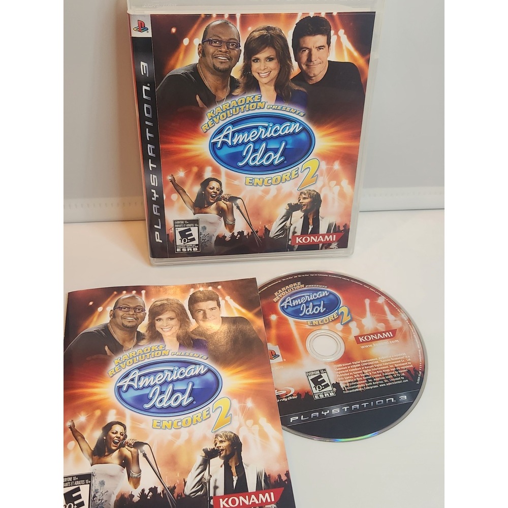 American Idol Encore 2 PS3 PlayStation 3 - Complete CIB PS3